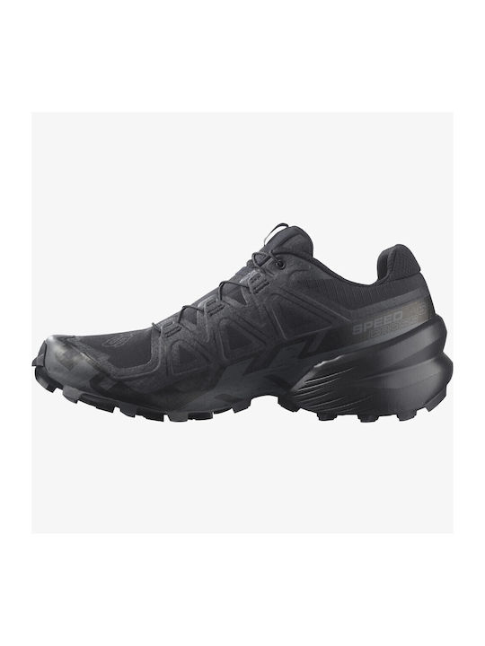 Speedcross 6 Wide Men's Trail Running Sport Shoes Black Waterproof With Gore-Tex Membrane