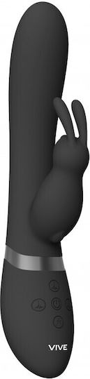 Vive Taka Δονητής Rabbit 21.3cm Black