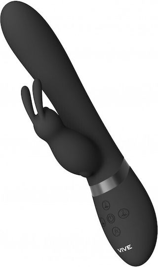 Vive Taka Δονητής Rabbit 21.3cm Black