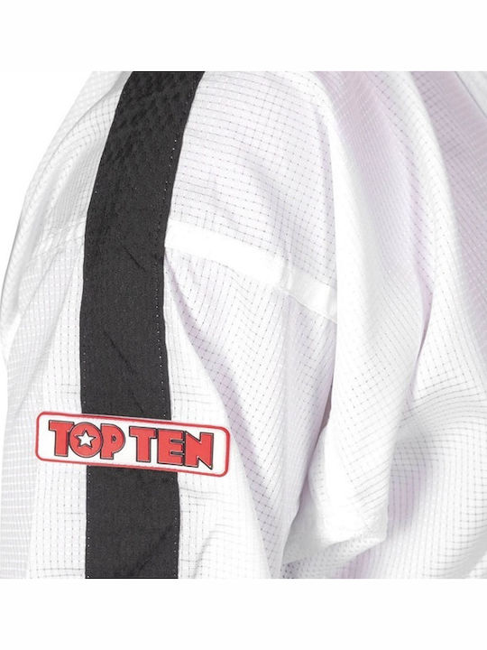Top Ten Instructor Diamond Taekwondo Dobok Men White