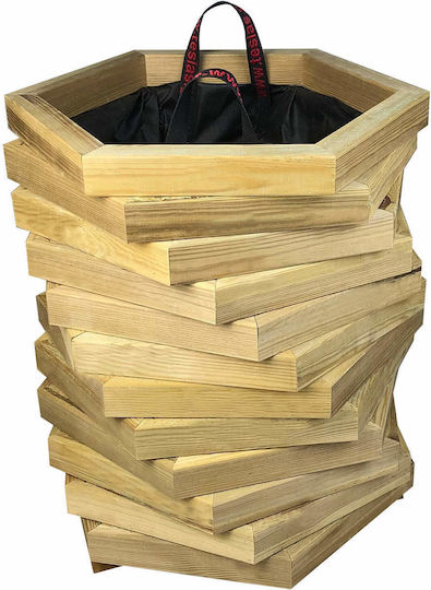 Tesias Pot Wooden 52x45x60cm.