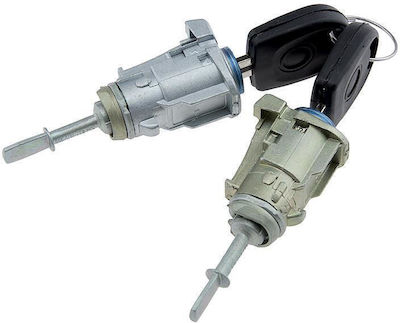 NTY Lock Hubs με Κλειδί 2τμχ for Volkswagen Bora / Golf / Polo Skoda Fabia 1999 EZC-VW-092/AJ