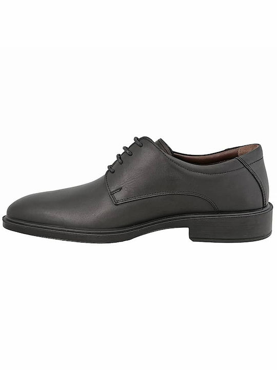 Boxer Men's Leather Dress Shoes Black