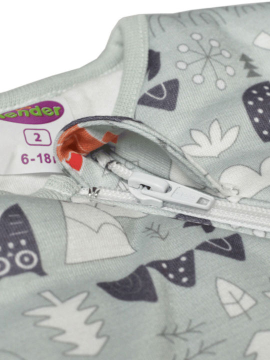 Tender Winter Sleeping Bag with Feet Flex 2.5 Tog mint with Detachable Sleeves
