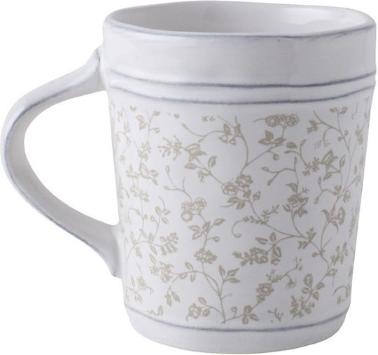 Laura Ashley Artisan Κούπα Κεραμική Λευκή 350ml