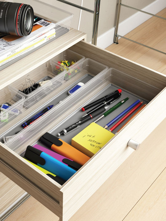 Kis Sistemo 6 Plastic Storage Box Transparent 15x15x5cm