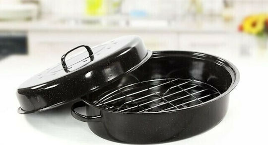 Homestyle Dutch Oven Oval mit Grillrost 45x35cm 1Stück