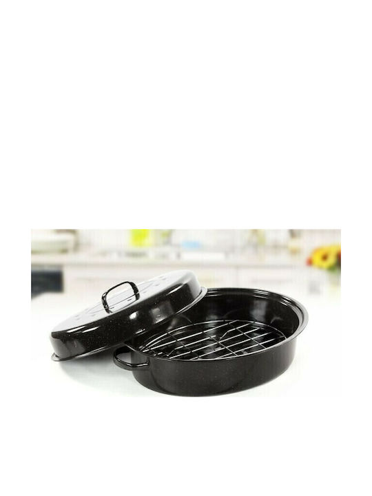 Homestyle Γάστρα Οβάλ από Αλουμίνιο με Σχάρα 33x22cm