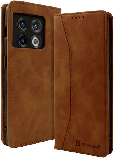 Bodycell Book Piele artificială Maro (OnePlus 10 Pro 5G)