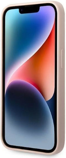 Karl Lagerfeld Ikonik Umschlag Rückseite Silikon Rosa (iPhone 14 Pro)