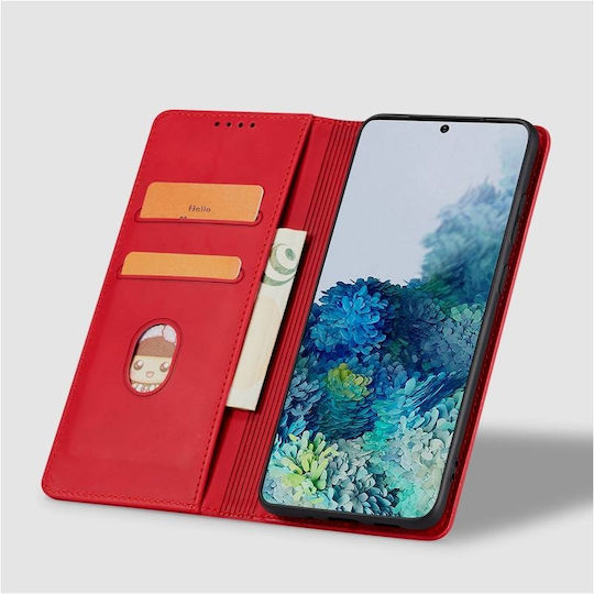 Bodycell Book Δερματίνης Κόκκινο (OnePlus Nord CE 2)