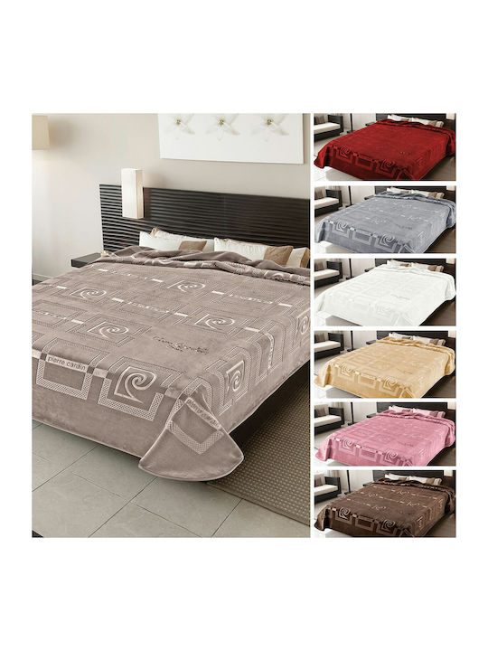Pierre Cardin Nancy Spanish Velvet Blanket Double 220x240cm