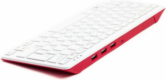 Raspberry Pi Keyboard White Само клавиатура Английски US Бял