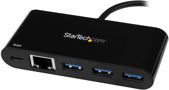 StarTech USB-Hub mit 4 USB 3.2 Anschlüssen mit USB-C / Ethernet