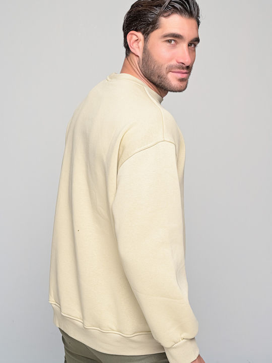 madmext Charlotte Men's Sweatshirt Beige