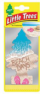 Little Trees Car Air Freshener Tab Pendand Beach Days