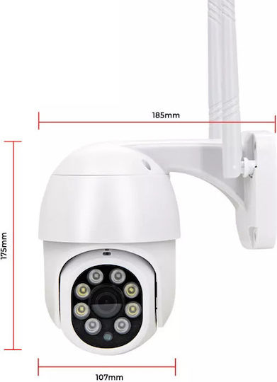 Camwon WIP-TY300P IP Κάμερα Παρακολούθησης Wi-Fi Full HD 1080p Αδιάβροχη με Αμφίδρομη Επικοινωνία και Φακό 3.6mm