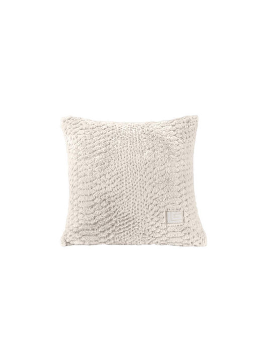 Guy Laroche Decorative Pillow Case Crusty from Fur Ivory 45x45cm.