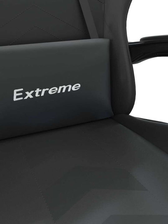 vidaXL 3143903 Artificial Leather Gaming Chair with Footrest Black