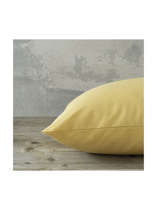 Nima Unicolors Set of Pillowcases Mustard Beige 52x72cm