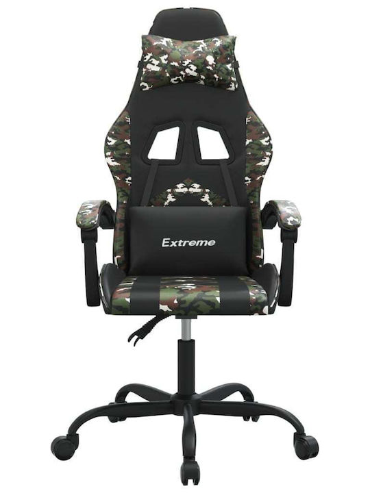 vidaXL 3143901 Καρέκλα Gaming Δερματίνης Μαύρο/Camo
