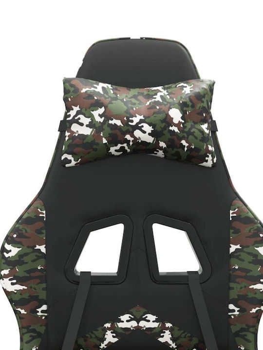 vidaXL 3143901 Καρέκλα Gaming Δερματίνης Μαύρο/Camo