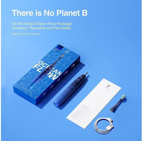 OClean Flow Elektrische Zahnbürste mit Timer Midnight Blue