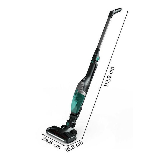 Rowenta X-Trem Compact Wiederaufladbar Stielstaubsauger 16.8V Schwarz