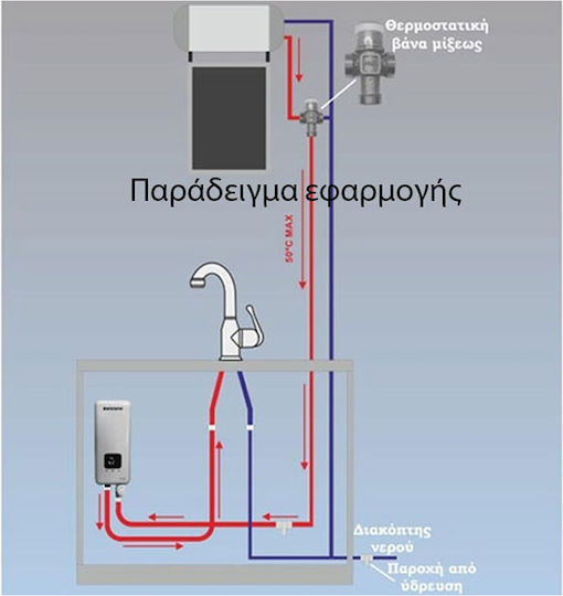 Stiebel Eltron Peg 18 Wall Mounted Electric Three-Phase Instant Water Heater for Central Installation 18kW