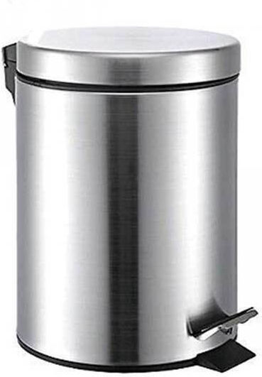 Delta Cleaning ΚΑ12Σ Inox Καλαθάκι Μπάνιου 12lt Μαύρο