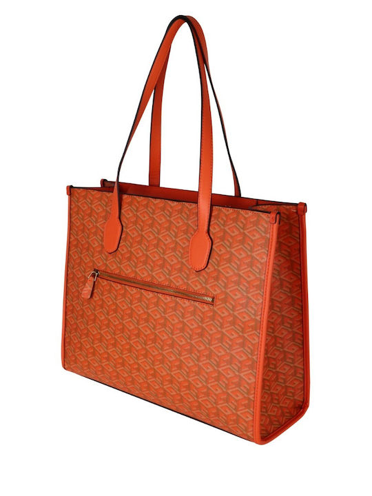 Guess Women's Bag Shopper Shoulder Orange