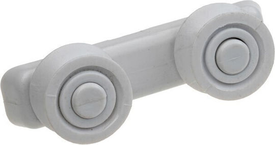 Upper Basket Rail Wheels Dishwasher Whirlpool Original Set