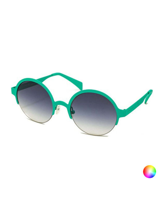 Italia Independent Unisex Sunglasses with Blue Metal Frame and Blue Lens 0027.027.000