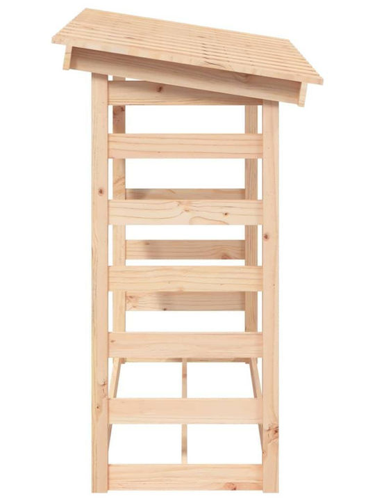 vidaXL Hölzernes Box Holzlagerung 108x64.5x110cm Beige