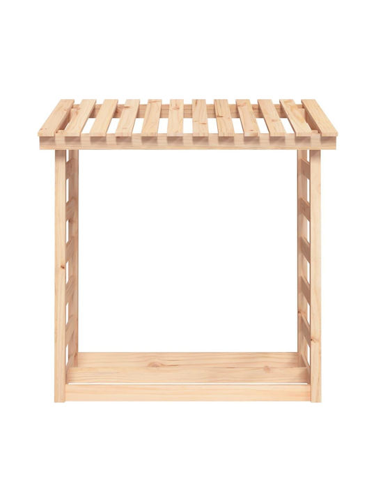 vidaXL Hölzernes Box Holzlagerung 108x64.5x110cm Beige