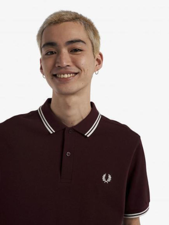 Polo T-shirt Oxblood / Ecru / Ecru M3600-597