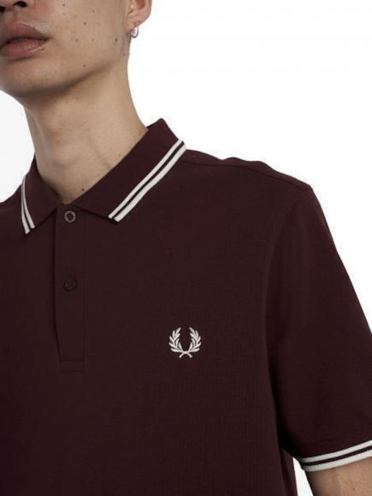 Polo T-shirt Oxblood / Ecru / Ecru M3600-597