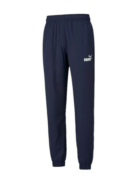 Active Sweatpants with Elastic Navy Blue