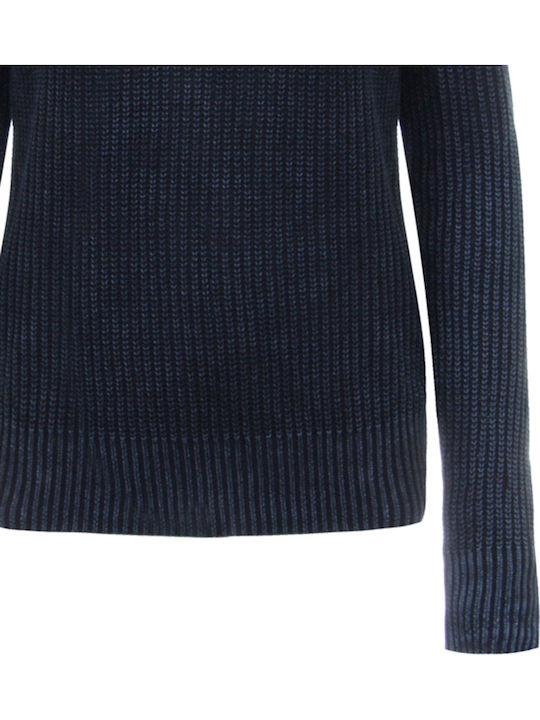 Langarm-Pullover Marineblau