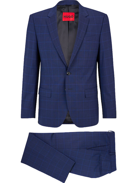 Men's Winter Suit Slim Fit Navy Blue