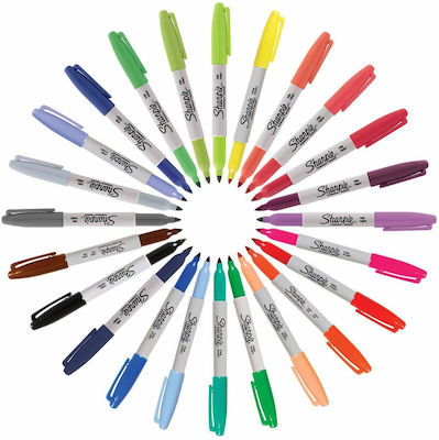 Sharpie Permanent Markers Multicolour 24pcs