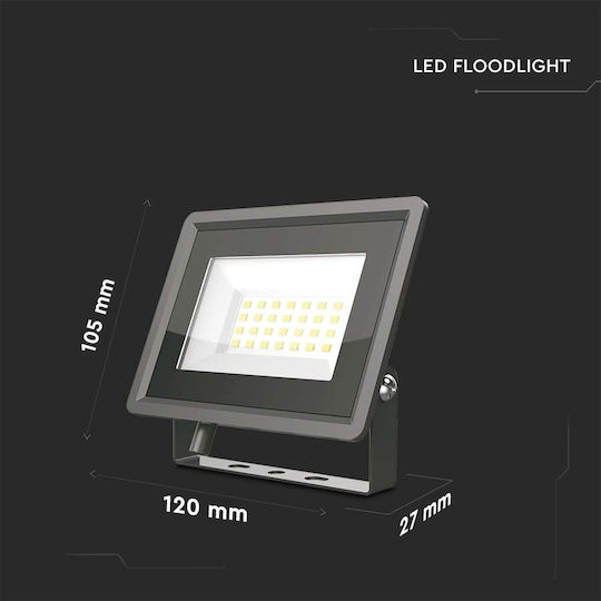 V-TAC Waterproof LED Floodlight 20W Natural White 4000K IP65