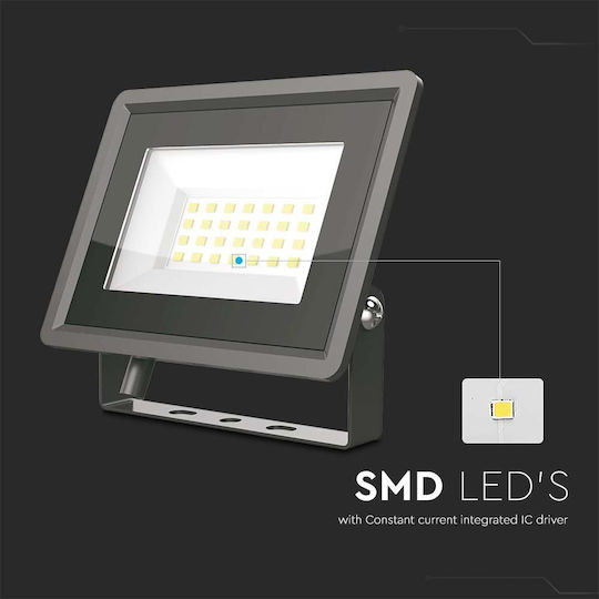 V-TAC Waterproof LED Floodlight 20W Natural White 4000K IP65