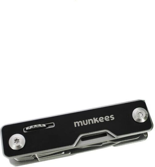 Munkees Pocket Lock Multitool with Locking Mechanism Black/Blue