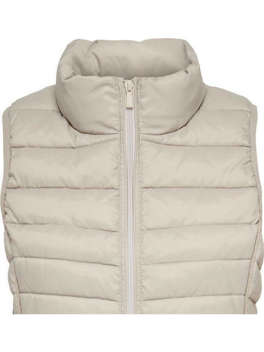 Women's Short Puffer Jacket for Winter Silver Lining