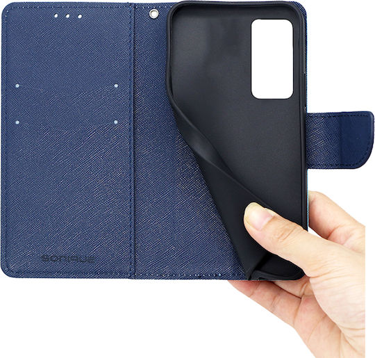Sonique Trend Brieftasche Synthetisches Leder Red / Dark Blue (Xiaomi 12T / 12T Pro)