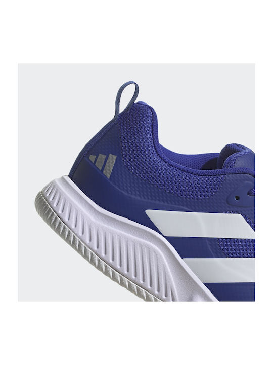 Court Team Bounce 2.0 Sport Shoes Volleyball Lucid Blue / Cloud White / Silver Metallic