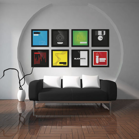 Glorious Vinil Stand Vinyl Frame Set 12'' Negru