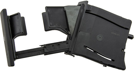 NTY Car Cup Holder Foldable 1 Position for Console VW Polo 2001-2010 in Black Color