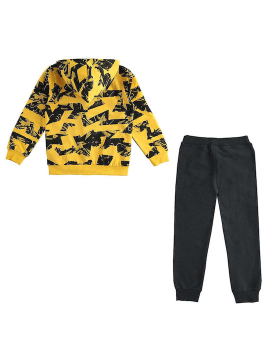 iDO Kids Sweatpants Set Yellow 2pcs